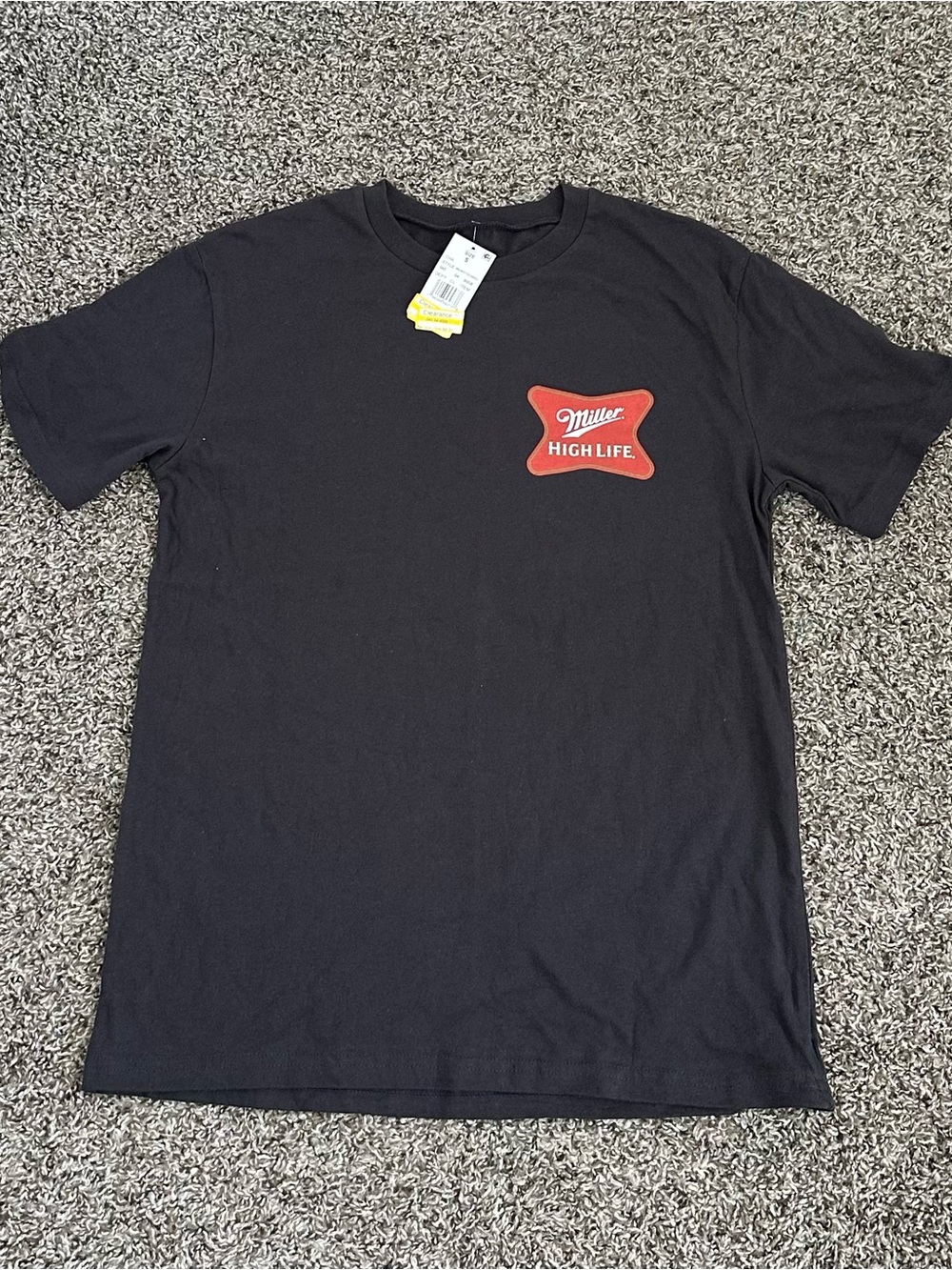 Target Black T-Shirt with Red Miller High Life Logo